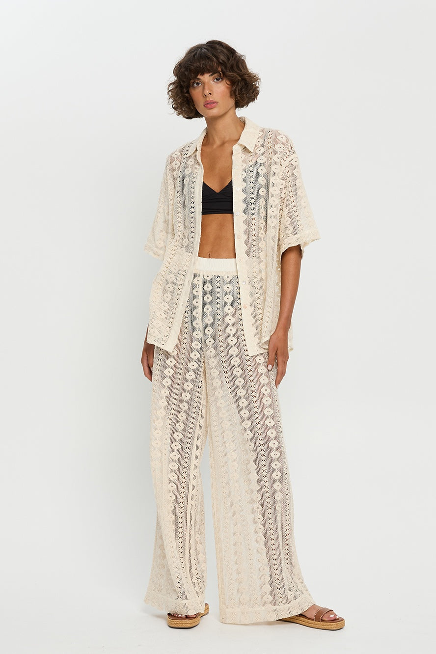 Brooke Embroidered Trouser