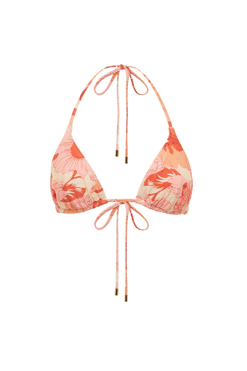 Peony print reversible bikini deals