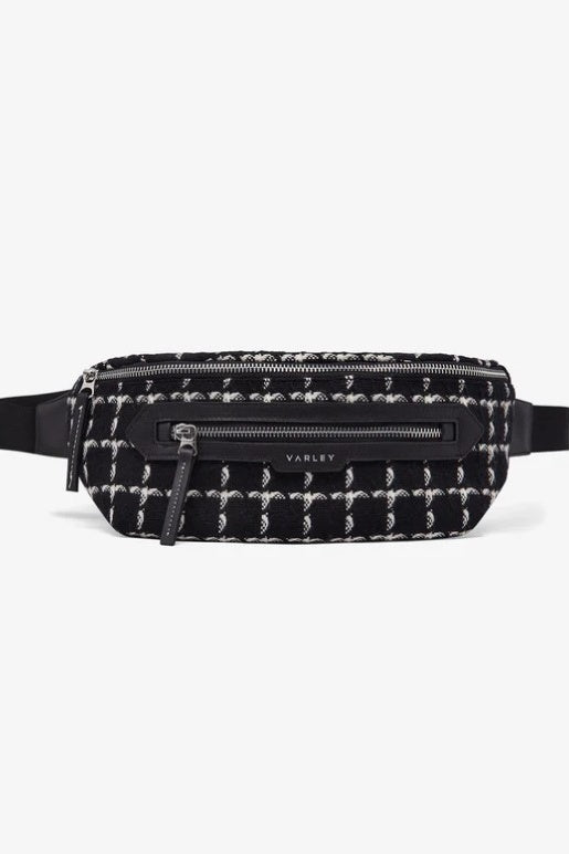 Roby Belt Bag | Black Mono Check