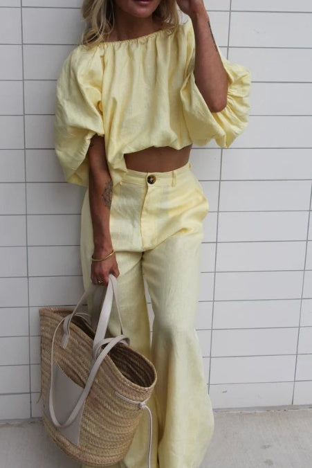 The Kea Pant Lemon | RESTOCK DUE SOON